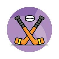 Trendy icon of ice hockey in editable style, easy to use and download vector