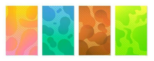 abstrract background set  banner brochure   vector illustration