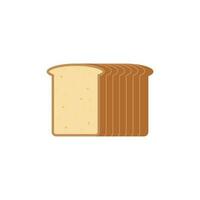 bread flat design vector illustration isolated on white background