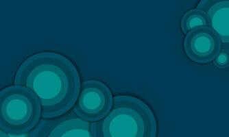 Abstract blue background with circles. Vector illustration. Can be used for web design