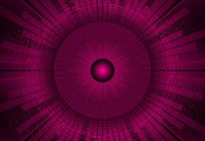 Modern Cybersecurity Eye on Technology Background vector