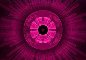 Modern Cybersecurity Eye on Technology Background vector