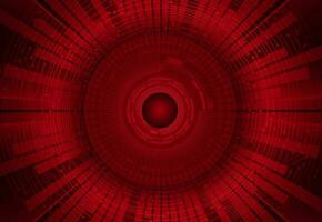 Modern Cybersecurity Eye on Technology Background vector