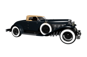 Dark Cabrio Classic Car png