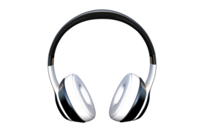 Wireless Headphones Isolated Background PNG Graphic