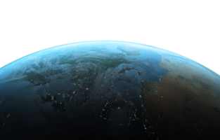 terra horizonte 3d png