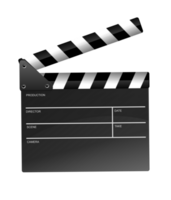 Clapperboard Illustration PNG Isolated