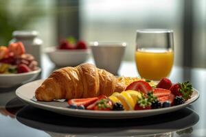 stock photo of menu breakfast Editorial food photography