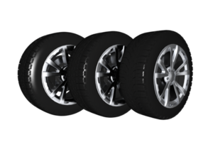 Three Tires Illustration PNG