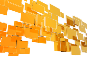 Orange Blocks Design png