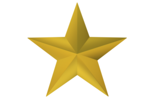 oro estrella png gráfico