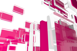 glas roze kubussen PNG grafisch