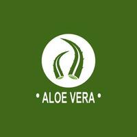 áloe vera logo ilustración modelo diseño vector