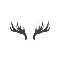 Deer Antlers Logo Template Illustration Design vector