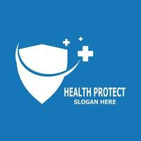 Health care protect medicine  logo vector template