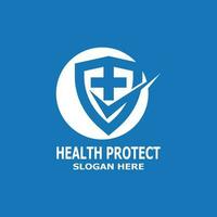 Health care protect medicine  logo vector template