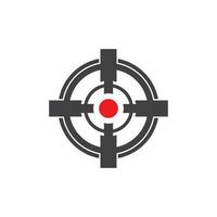 Target icon and symbol vector template