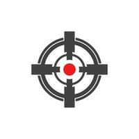 Target icon and symbol vector template