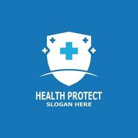 Health care protect medicine  logo vector template