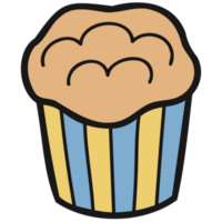 isolate bakery cupcake png