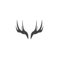 Deer Antlers Logo Template Illustration Design vector