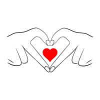 Mini heart for you png