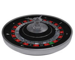 casino roulette wiel 3d PNG illustratie