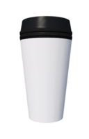 Hot Tea and Coffee Paper Cup 3D Mockup PNG