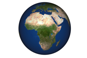 África mundo globo png