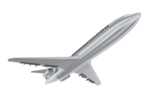 Airplane on the Sky PNG