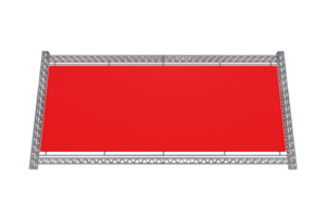 Red Billboard Display PNG