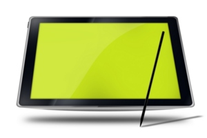 Tablet with Pen png