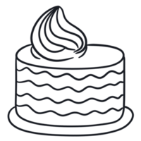 Birthday cake sweet png