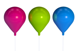 Colorful Balloons PNG