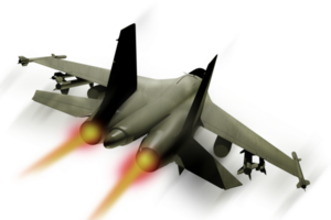 combattente Jet nel azione png