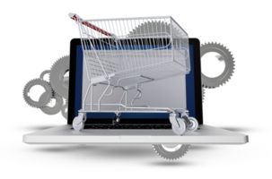 Internet Shopping Illustration PNG Object