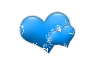 Blue Hearts PNG