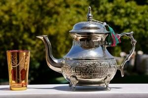 Oriental style pitcher tea photo