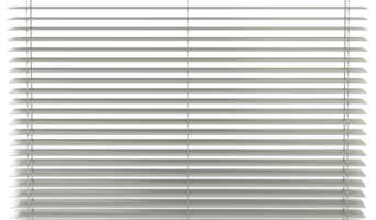 PNG White Window Blinds 3D Render