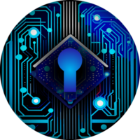 Modern Technology Lock Cybersecurity Crop-out Icon png