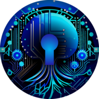 Modern Technology Lock Cybersecurity Crop-out Icon png