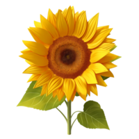 zonnebloem illustratie PNG