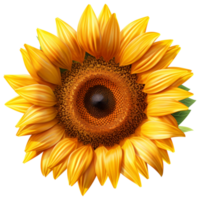 girasol ilustración png