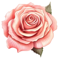 roze roos illustratie png