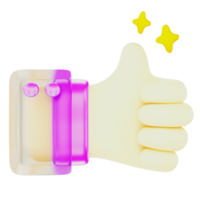 me gusta 3d usuario interfaz icono png