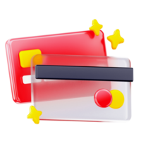 Forma de pagamento método crédito cartão 3d do utilizador interface ícone png