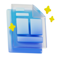 archivo 3d usuario interfaz icono png