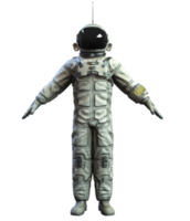 astronauta en transparente fondo, 3d hacer png