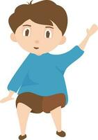 Cartoon character of a little boy. vector