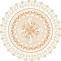 Beautiful artistic floral design. vector